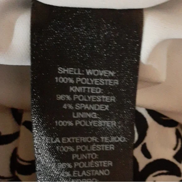 White House Black Market Black and White Halter Midi Sundress - Picture 7 of 12